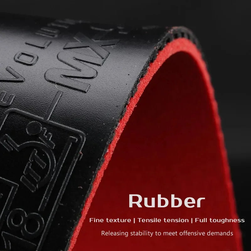 Tibhar-Evolution EL-P Table Tennis Rubber, Professional Non-Toxic Pimples-in Ping Pong Rubber for Quick Attack