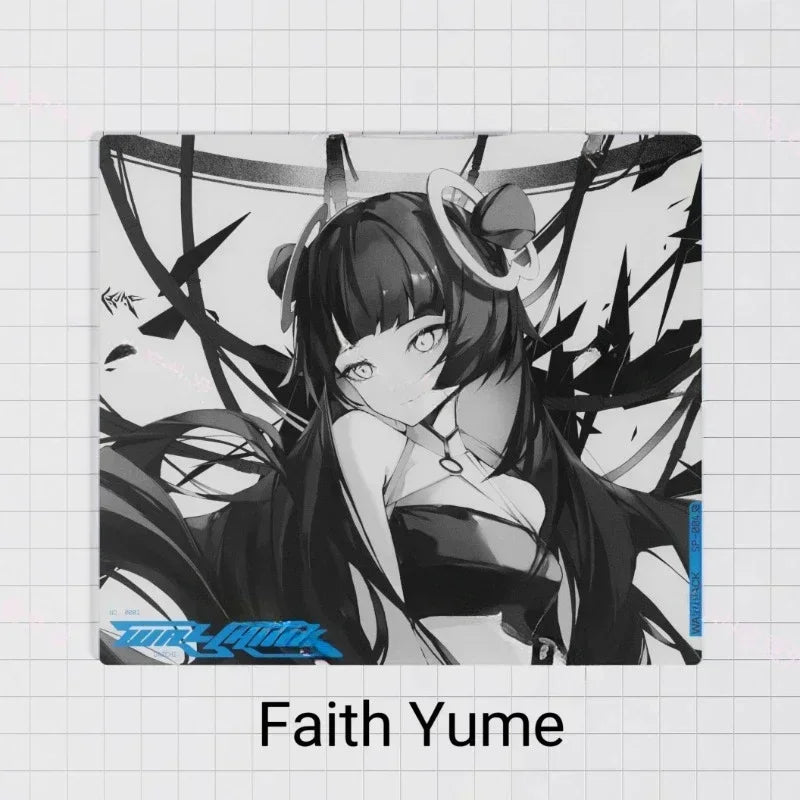 WALLHACK Glass Gaming Mouse Pad Frenzy SORA/Faith Yume Coating Upgrade Customization Glass Smooth FPS Esport Desk Mat Gamer Gift