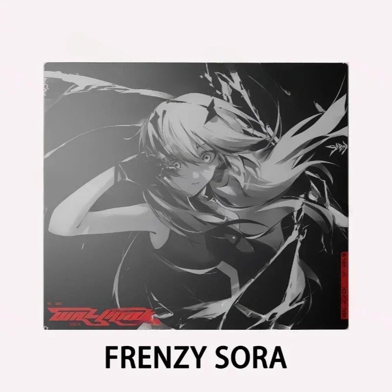 WALLHACK Glass Gaming Mouse Pad Frenzy SORA/Faith Yume Coating Upgrade Customization Glass Smooth FPS Esport Desk Mat Gamer Gift