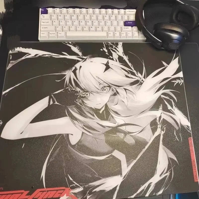 WALLHACK Glass Gaming Mouse Pad Frenzy SORA/Faith Yume Coating Upgrade Customization Glass Smooth FPS Esport Desk Mat Gamer Gift